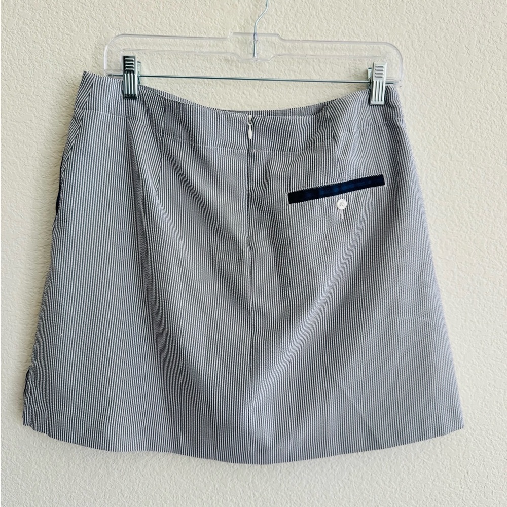 2 Lady Hagan pinstripe, Golf skirt, size 8 blue and white peach and white - Picture 8 of 12